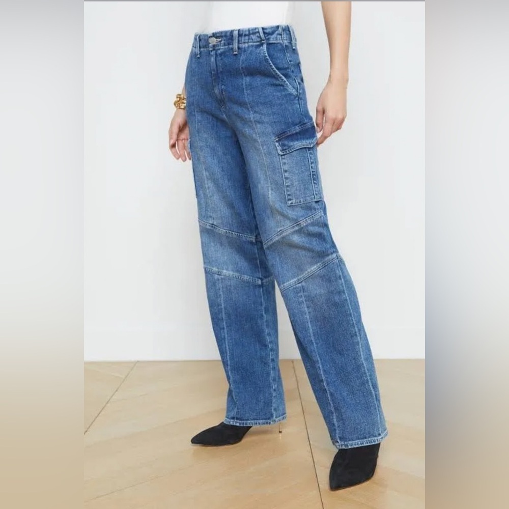 L’agence Brooklyn High-Rise Utility Katella Wide Leg Jean  25